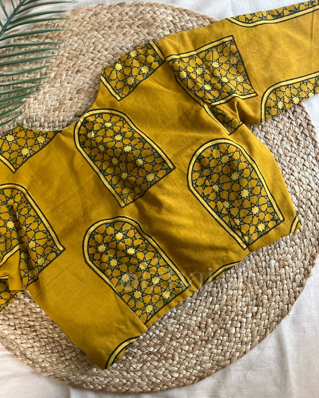 Blouse - Ajrak Mustard - Izhai
