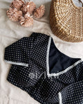 Blouse - Black Polka - Izhai