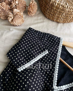 Blouse - Black Polka - Izhai