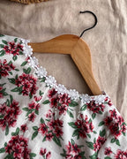Blouse - White Garden - Izhai