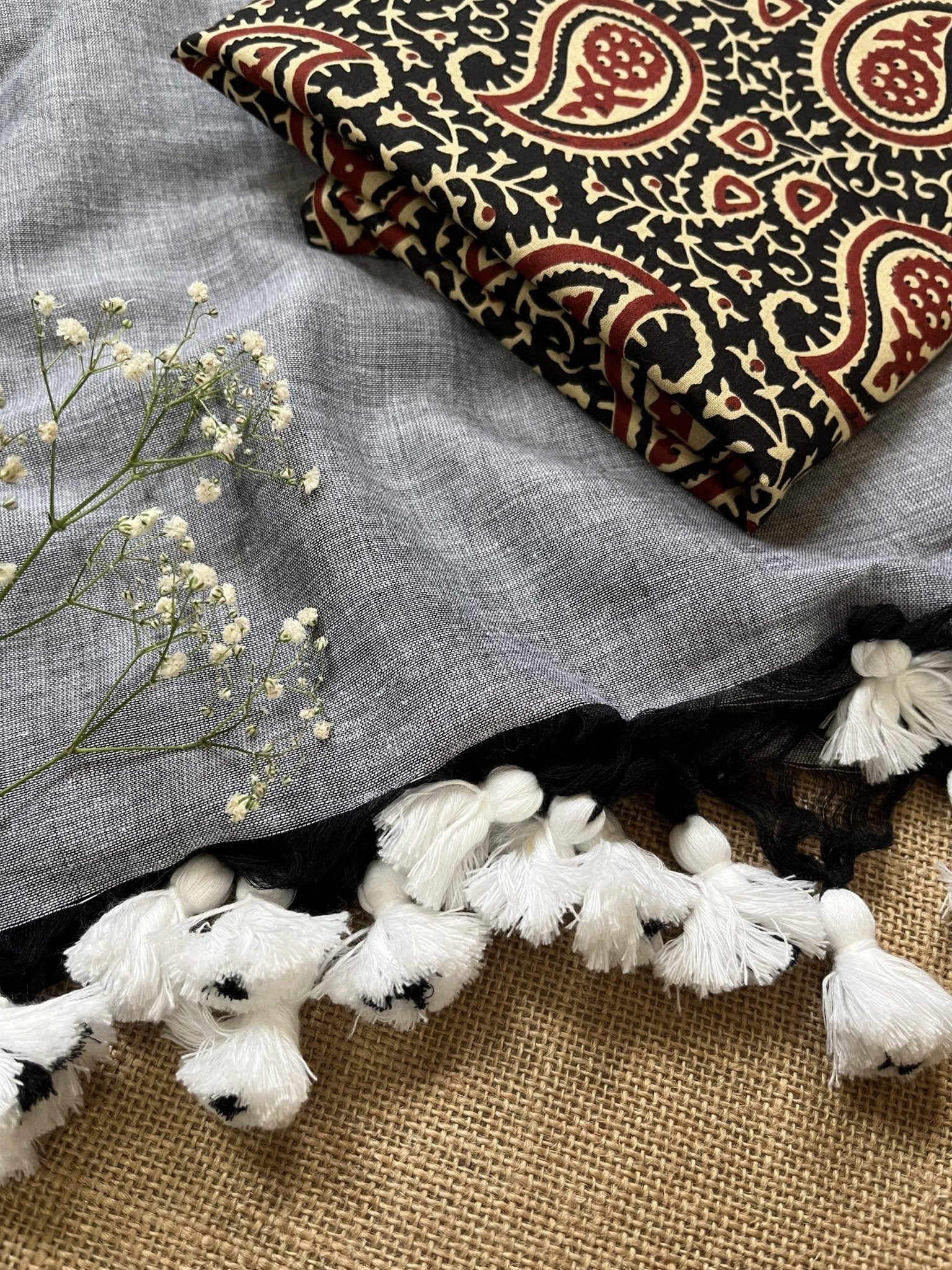 Daily - Grey with ajrak - Izhai