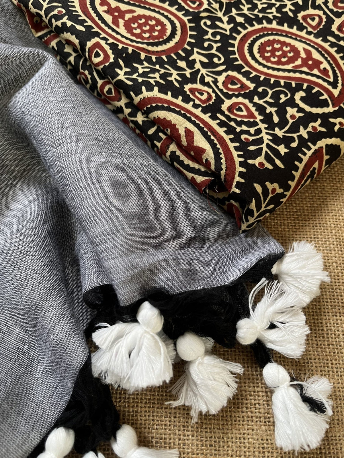 Daily - Grey with ajrak - Izhai