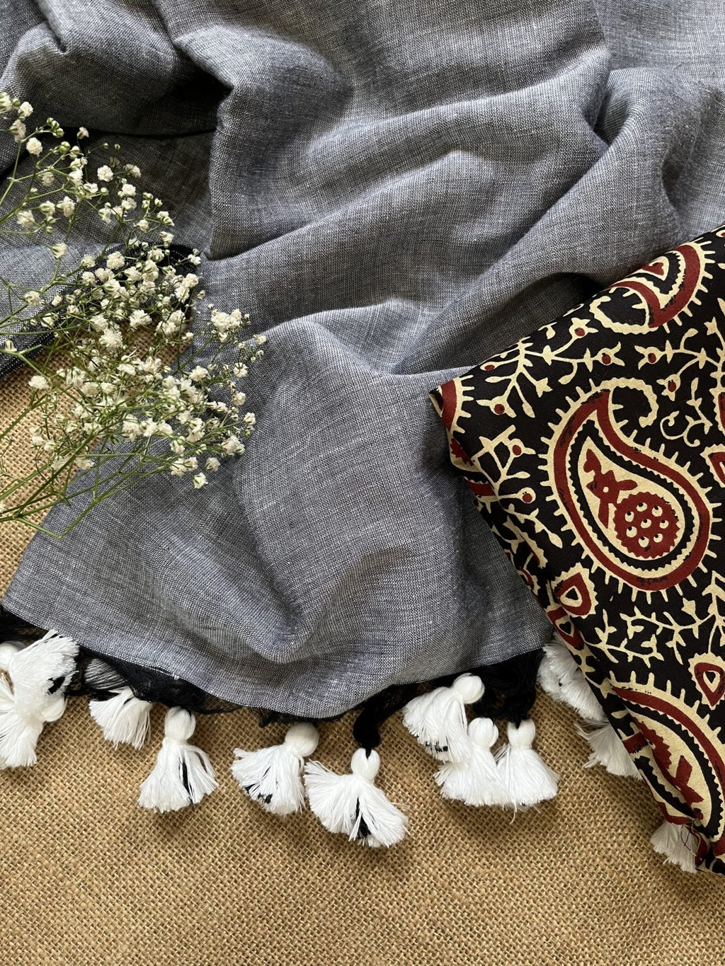 Daily - Grey with ajrak - Izhai