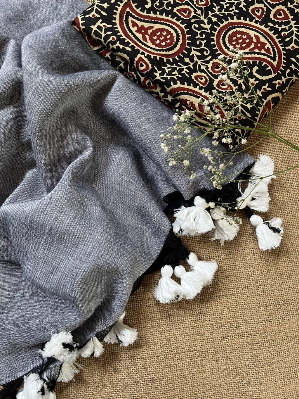 Daily - Grey with ajrak - Izhai