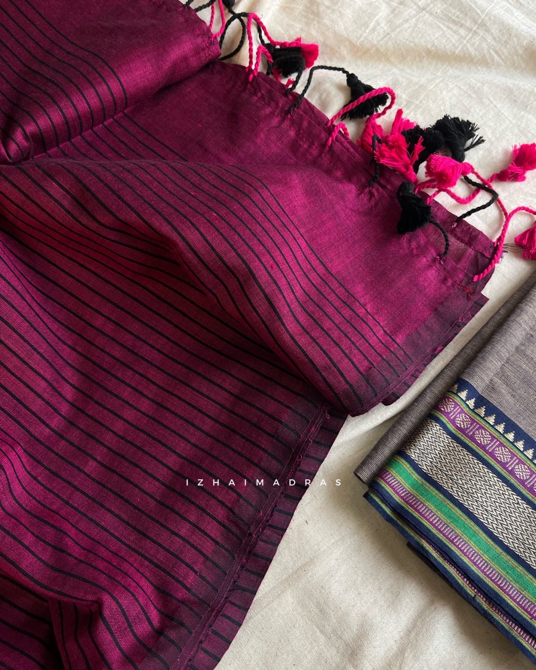 Daily - Magenta zari - Izhai