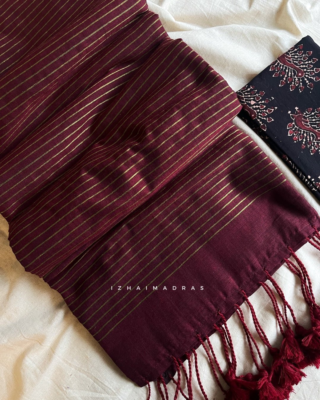 Daily - Maroon Zari - Izhai