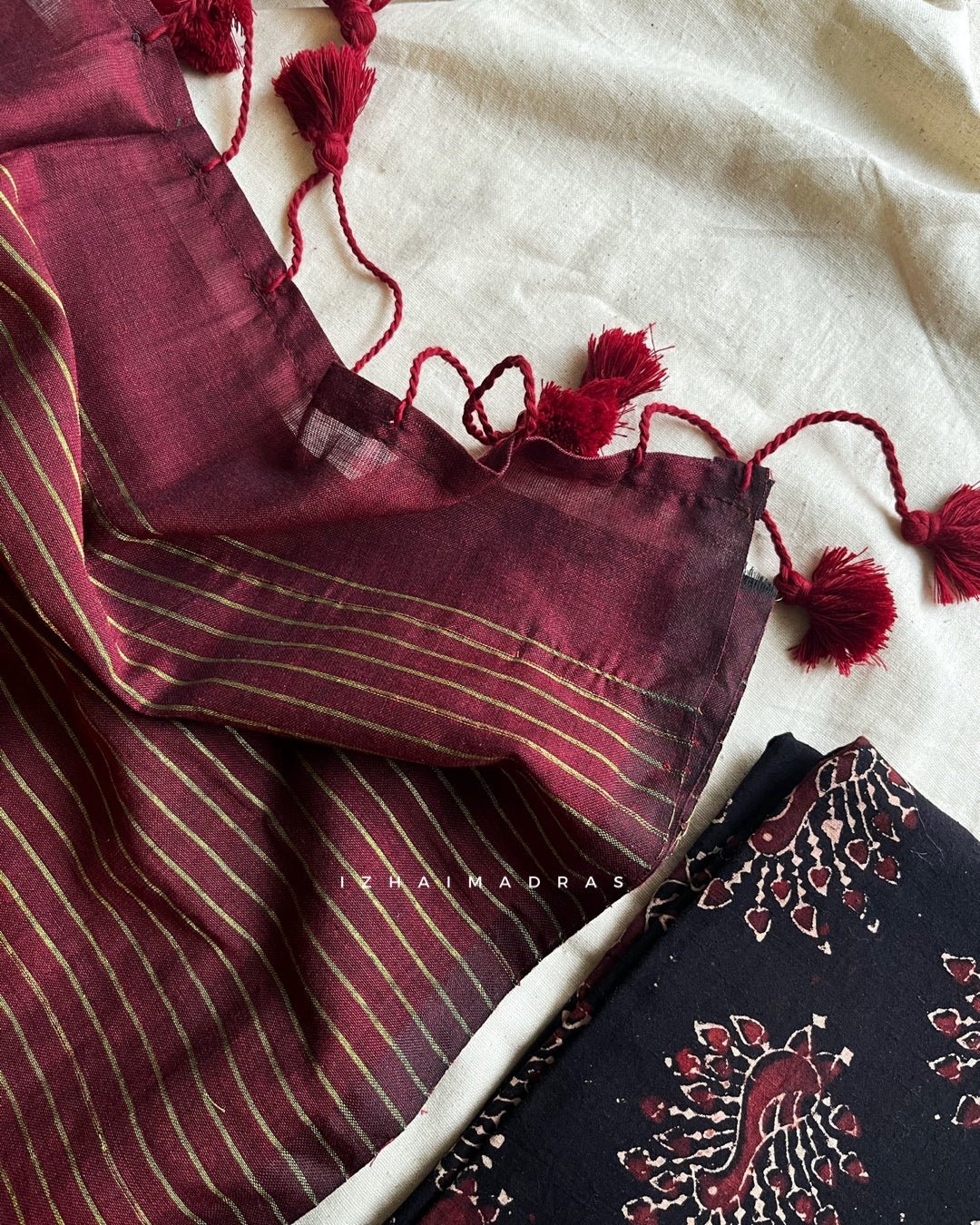 Daily - Maroon Zari - Izhai