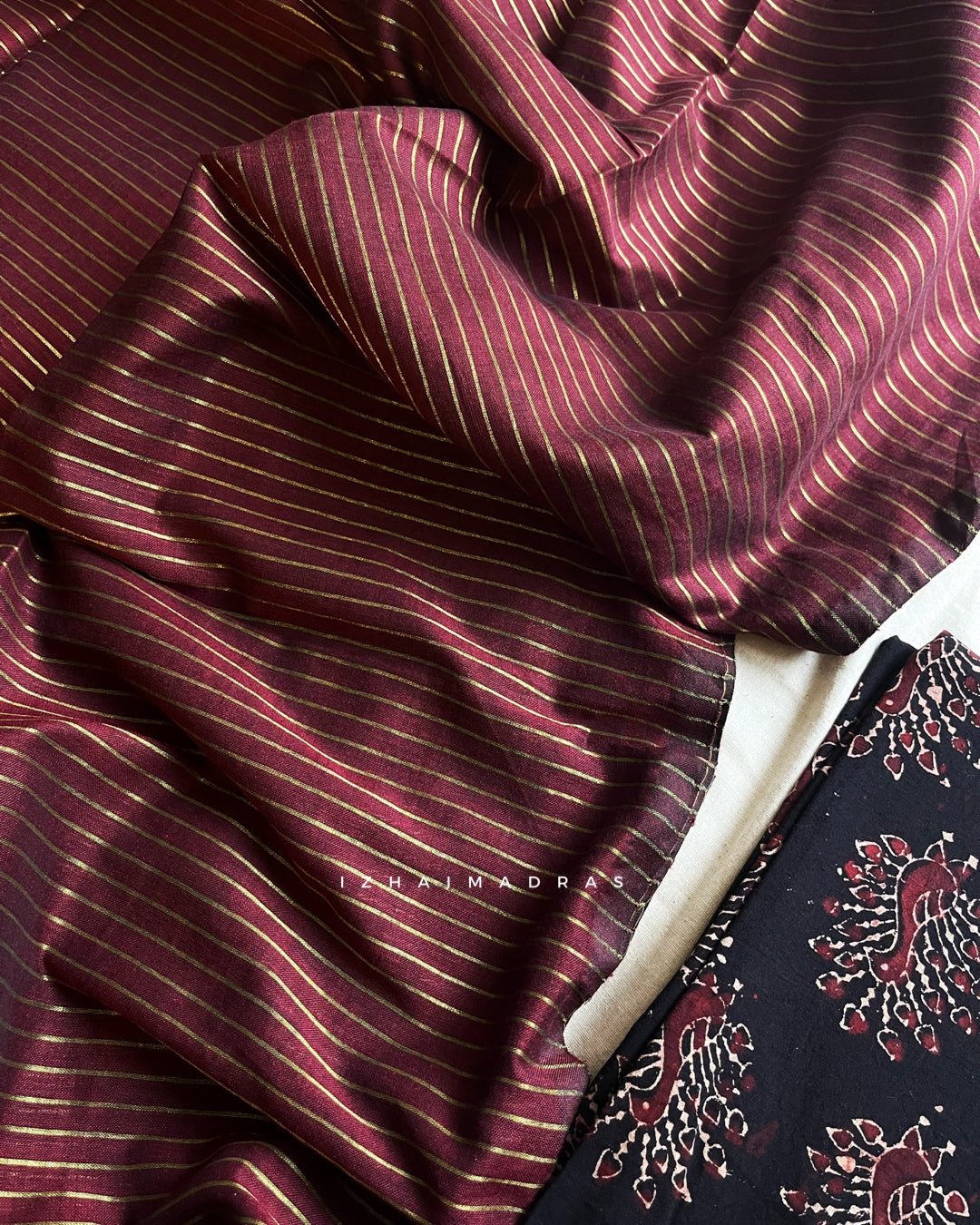 Daily - Maroon Zari - Izhai