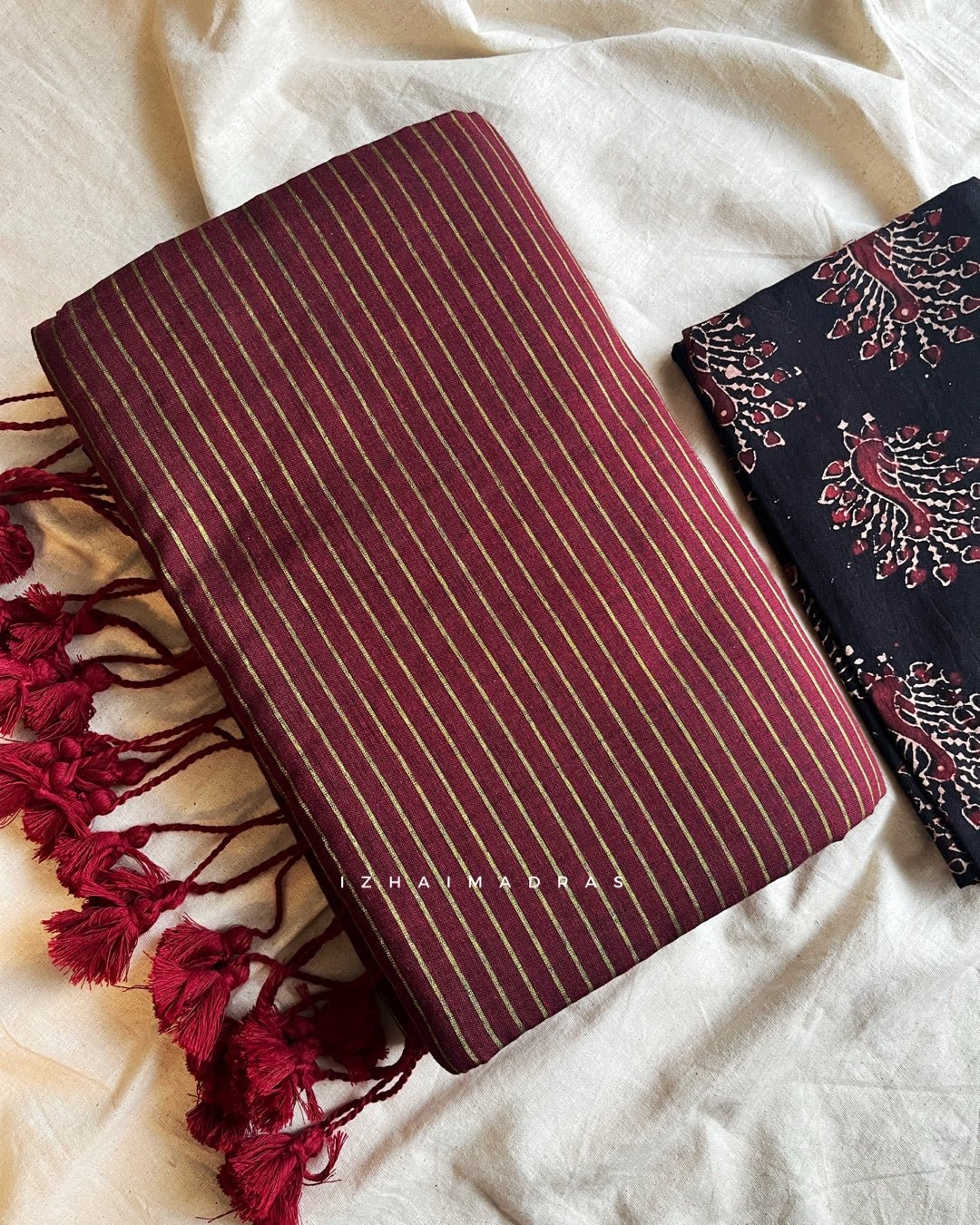 Daily - Maroon Zari - Izhai