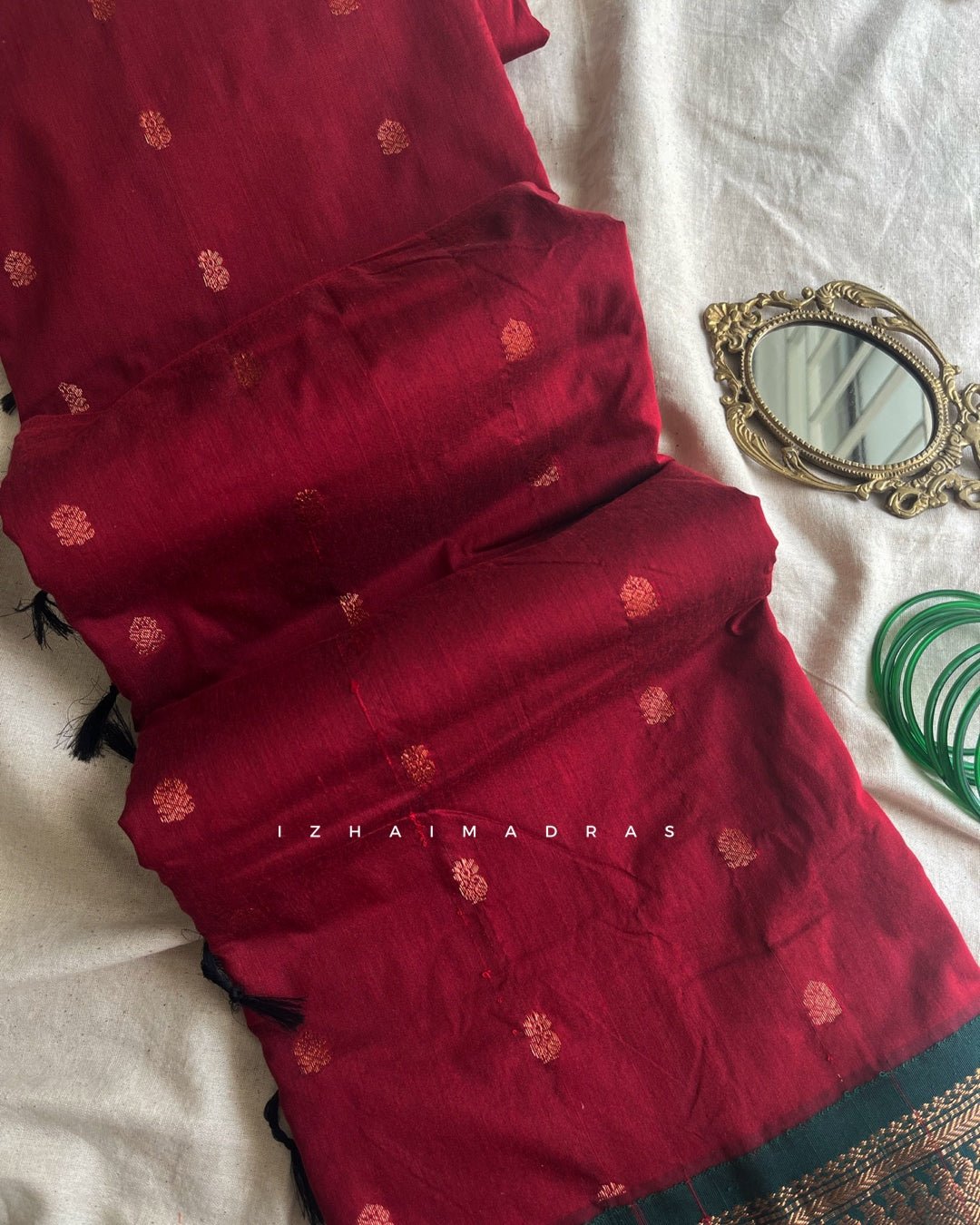 Kanchi - Maroon green - Izhai