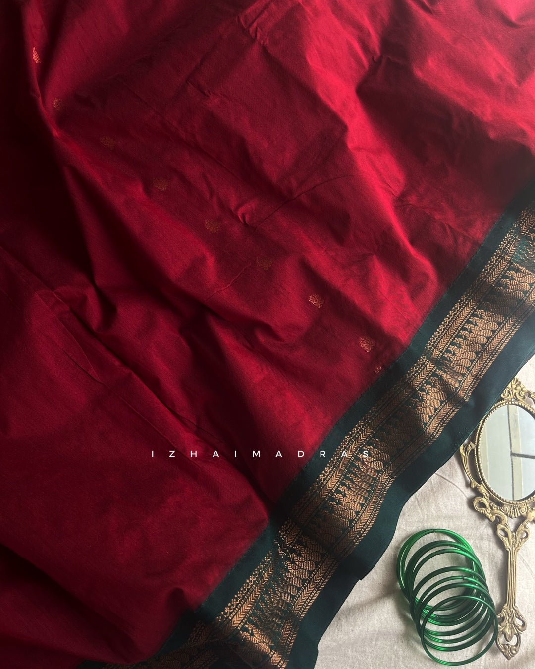 Kanchi - Maroon green - Izhai