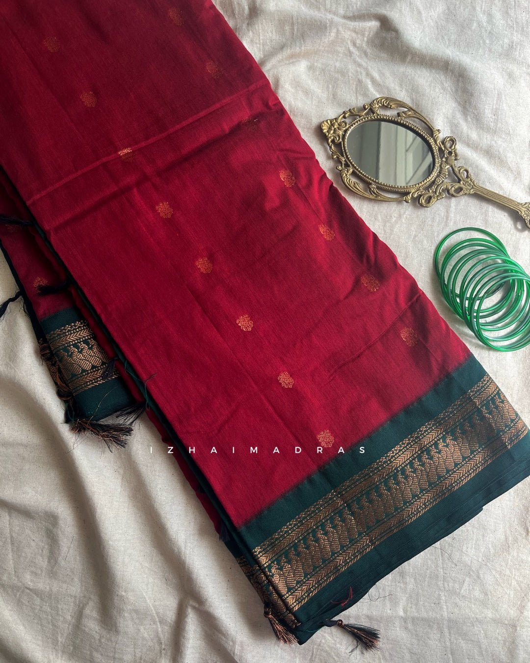 Kanchi - Maroon green - Izhai