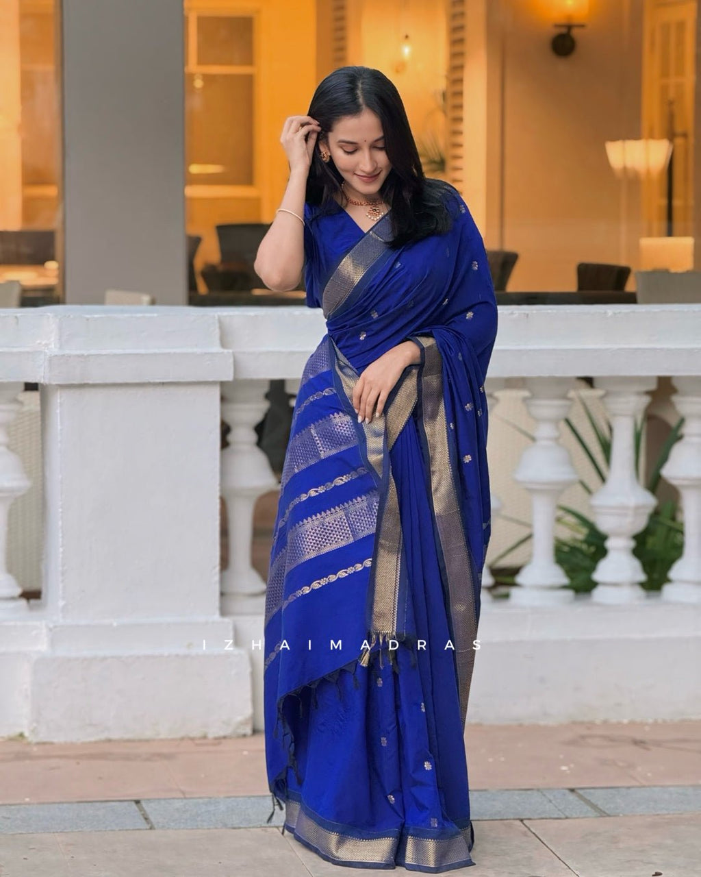 Kanchi - Royal blue - Izhai