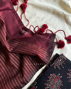 Daily - Maroon Zari