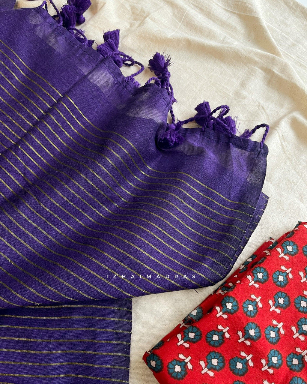 Daily - Purple Zari