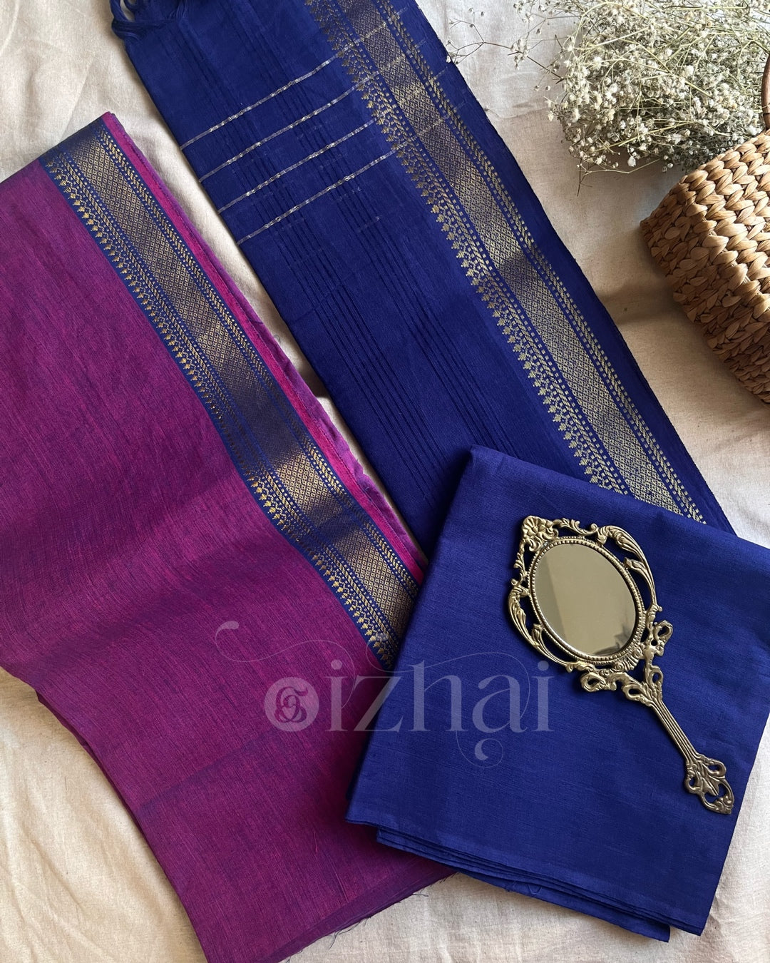 Unstitched - Magenta Blue