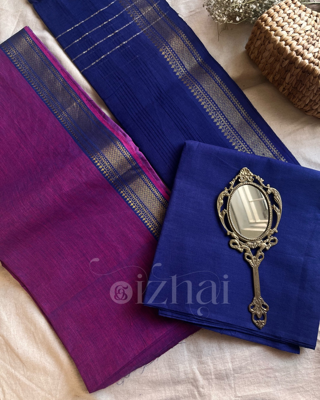 Unstitched - Magenta Blue