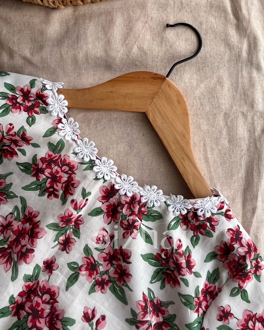 Blouse - White Garden