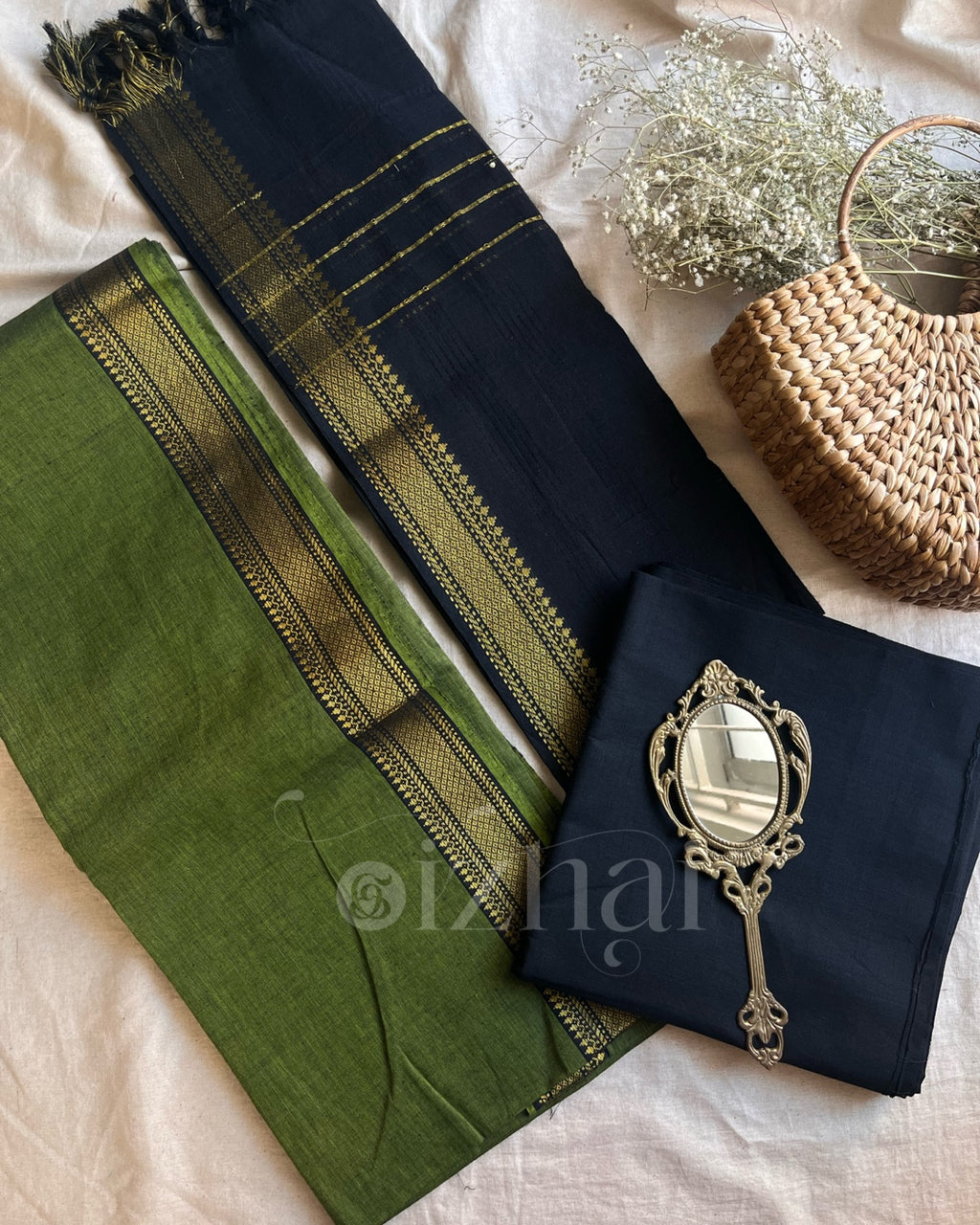 Unstitched - Green black