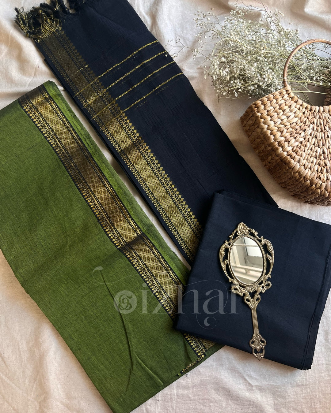 Unstitched - Green black