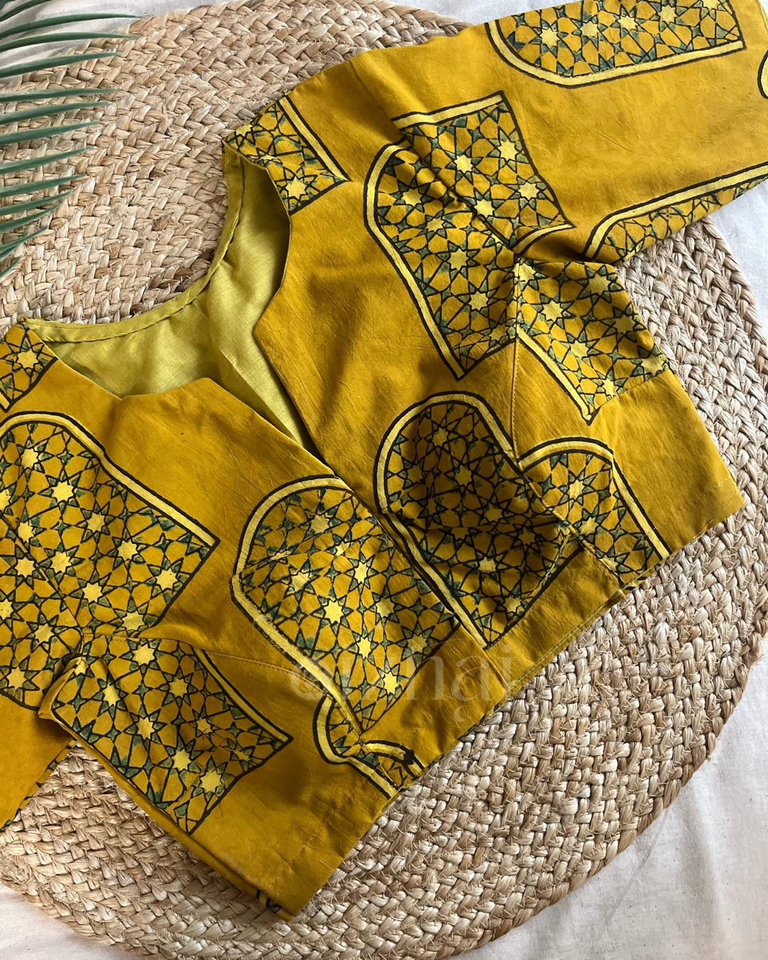 Blouse - Ajrak Mustard