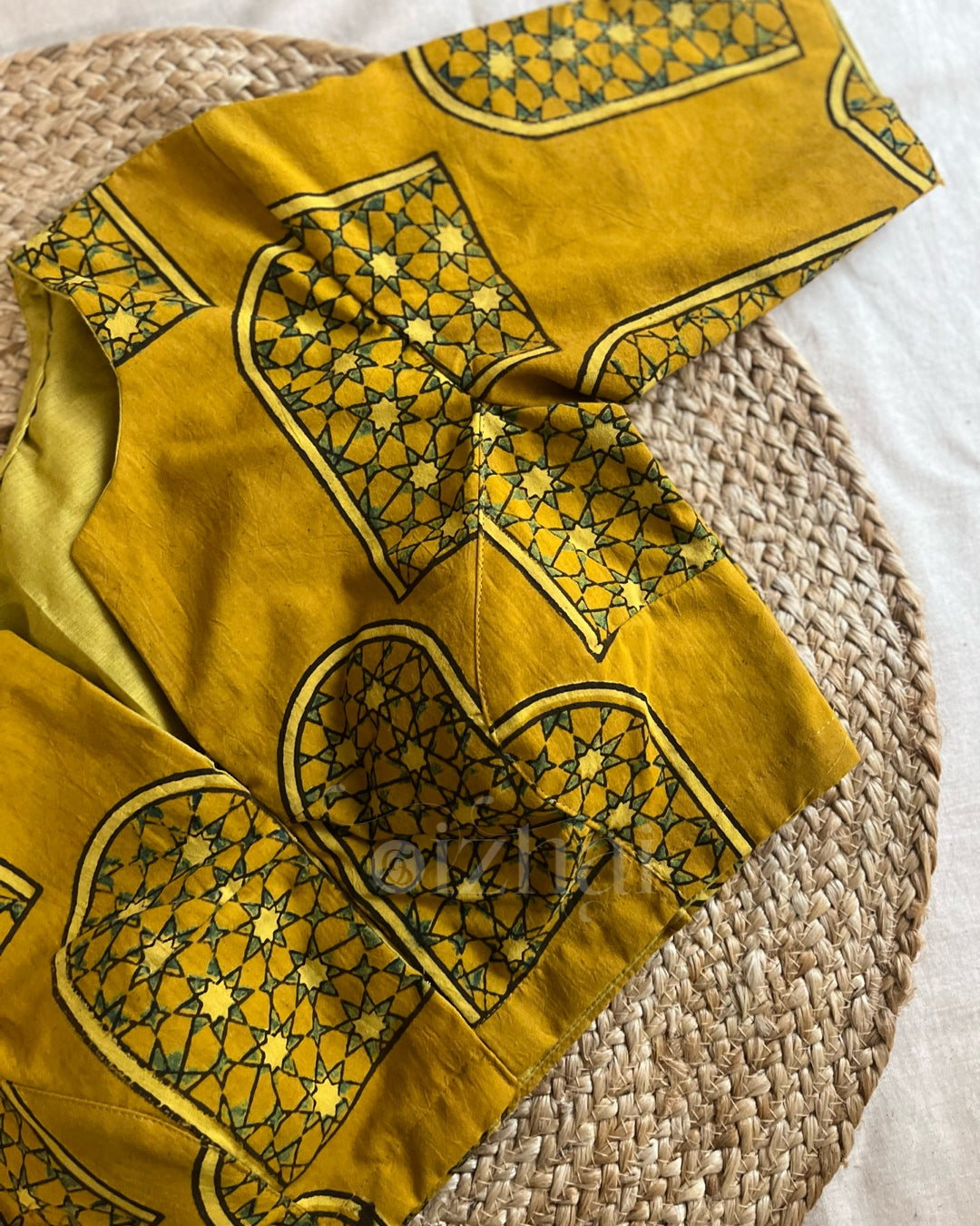 Blouse - Ajrak Mustard