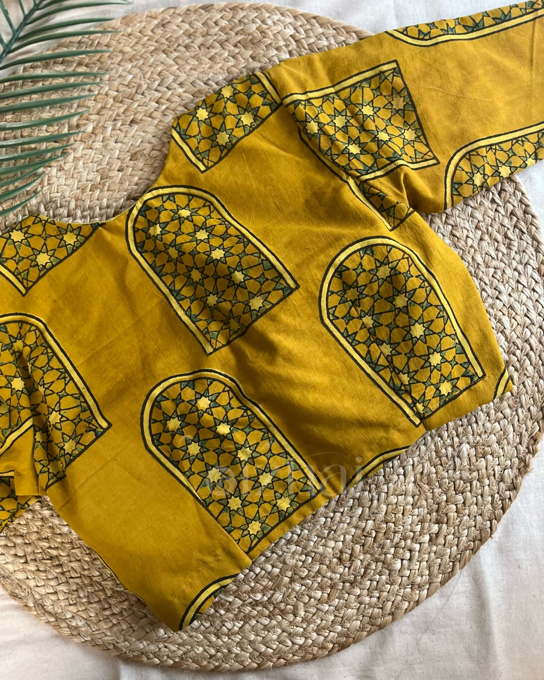 Blouse - Ajrak Mustard