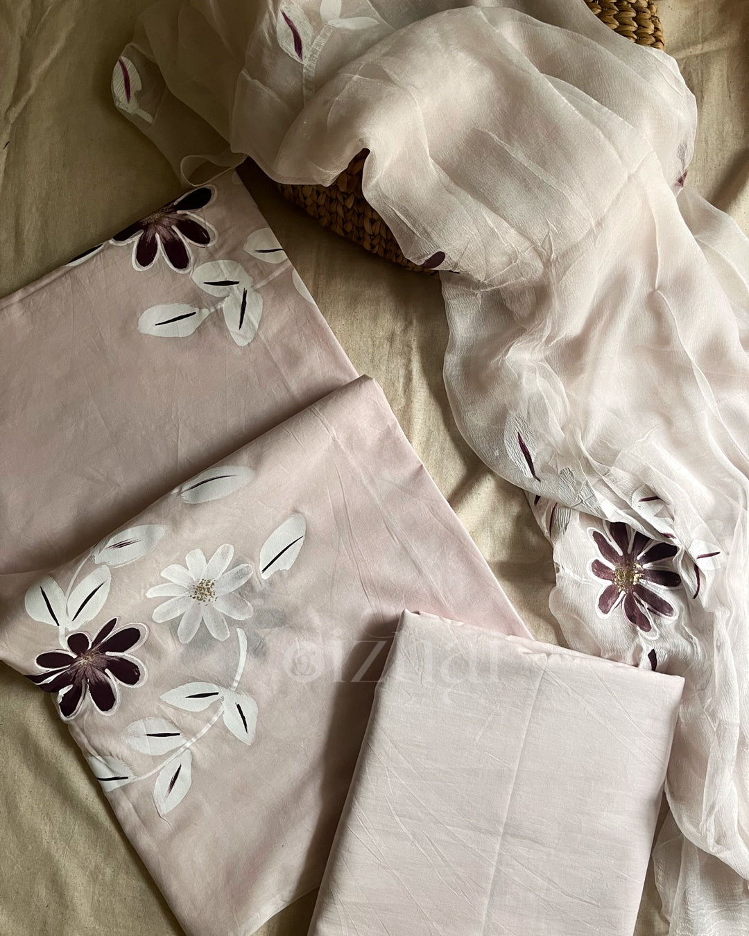 Unstitched - Powder Pink