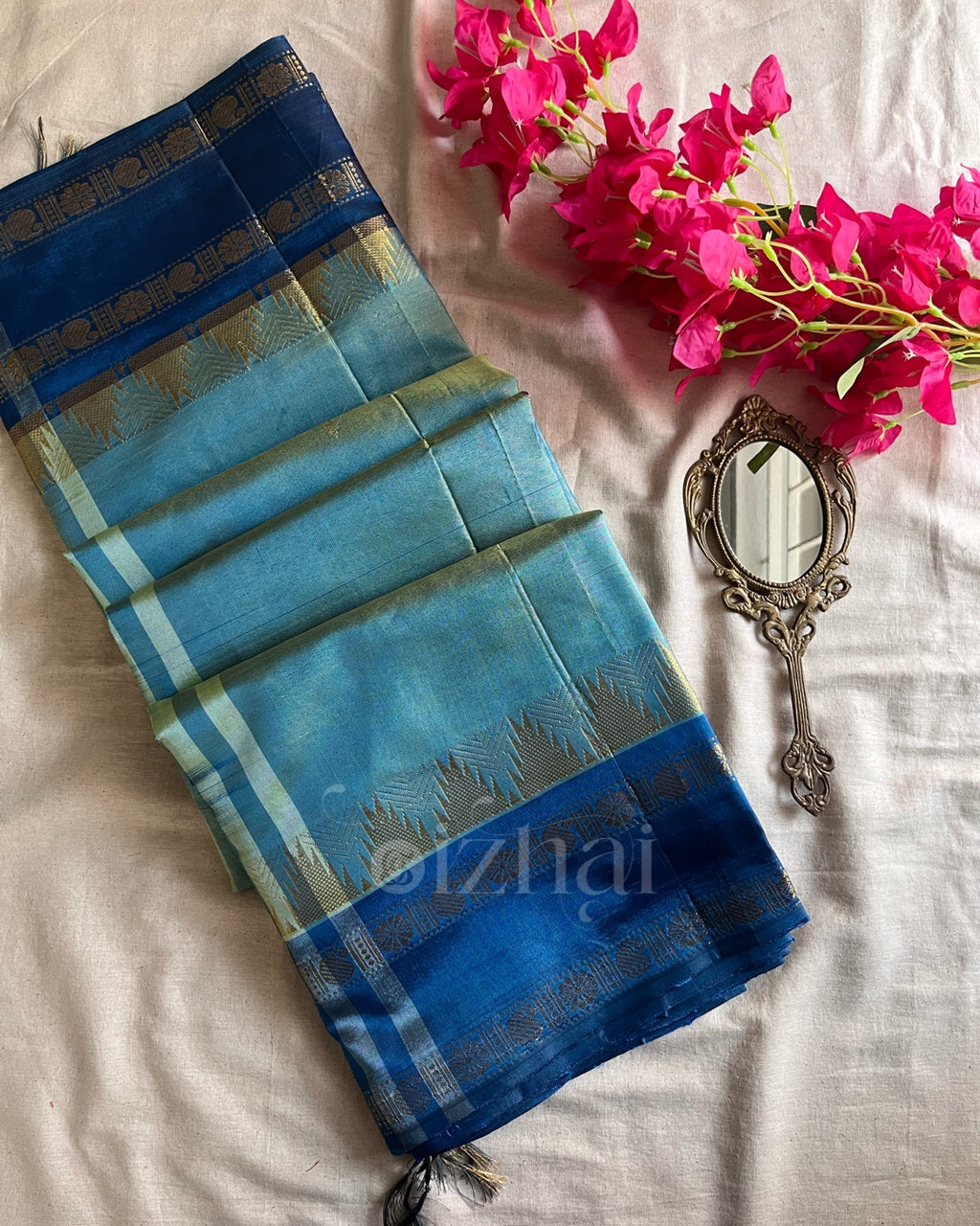 Madurai Pattu - Dual blue