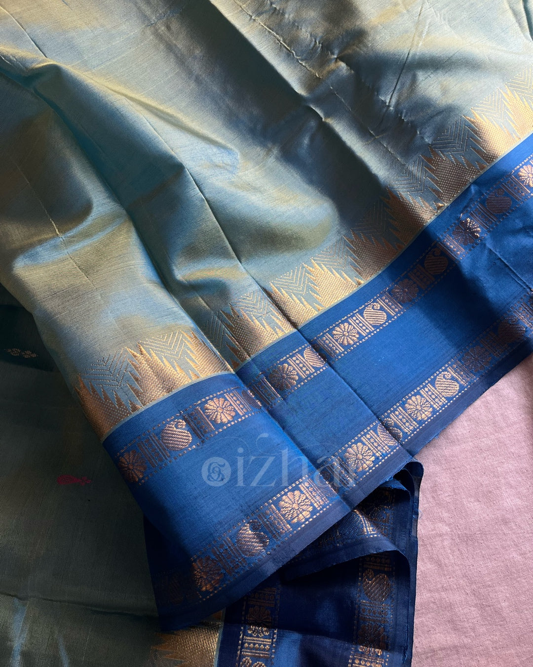 Madurai Pattu - Dual blue