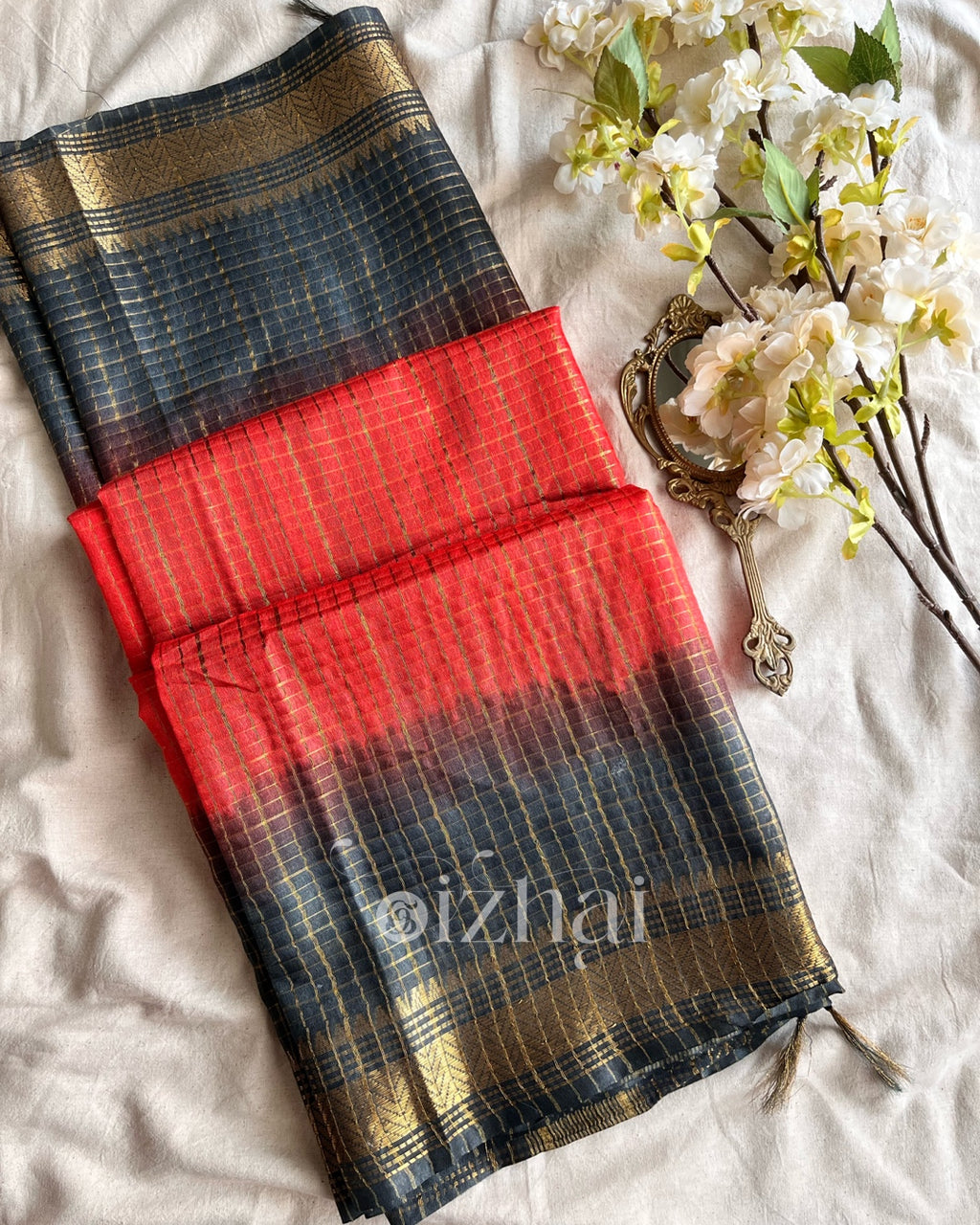 ADHYA - RED BLACK