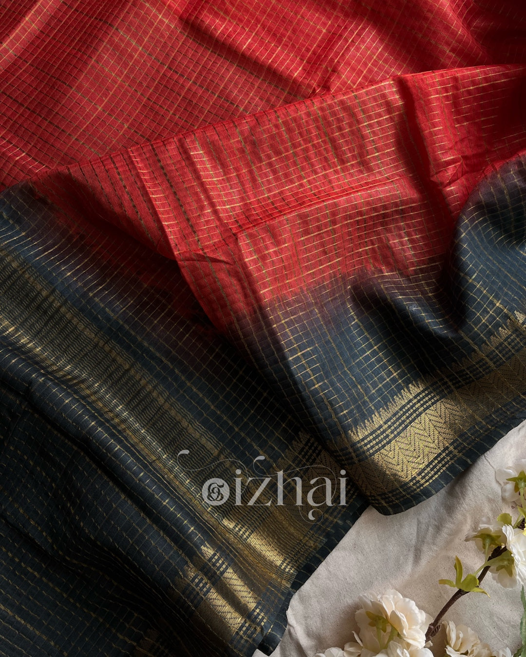 ADHYA - RED BLACK