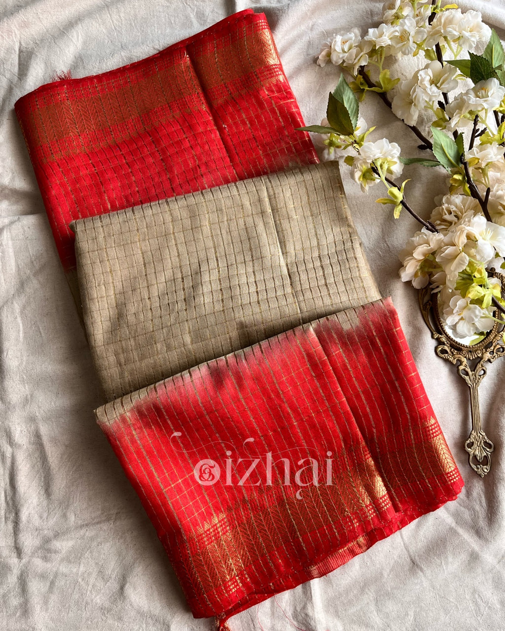 ADHYA - BEIGE RED