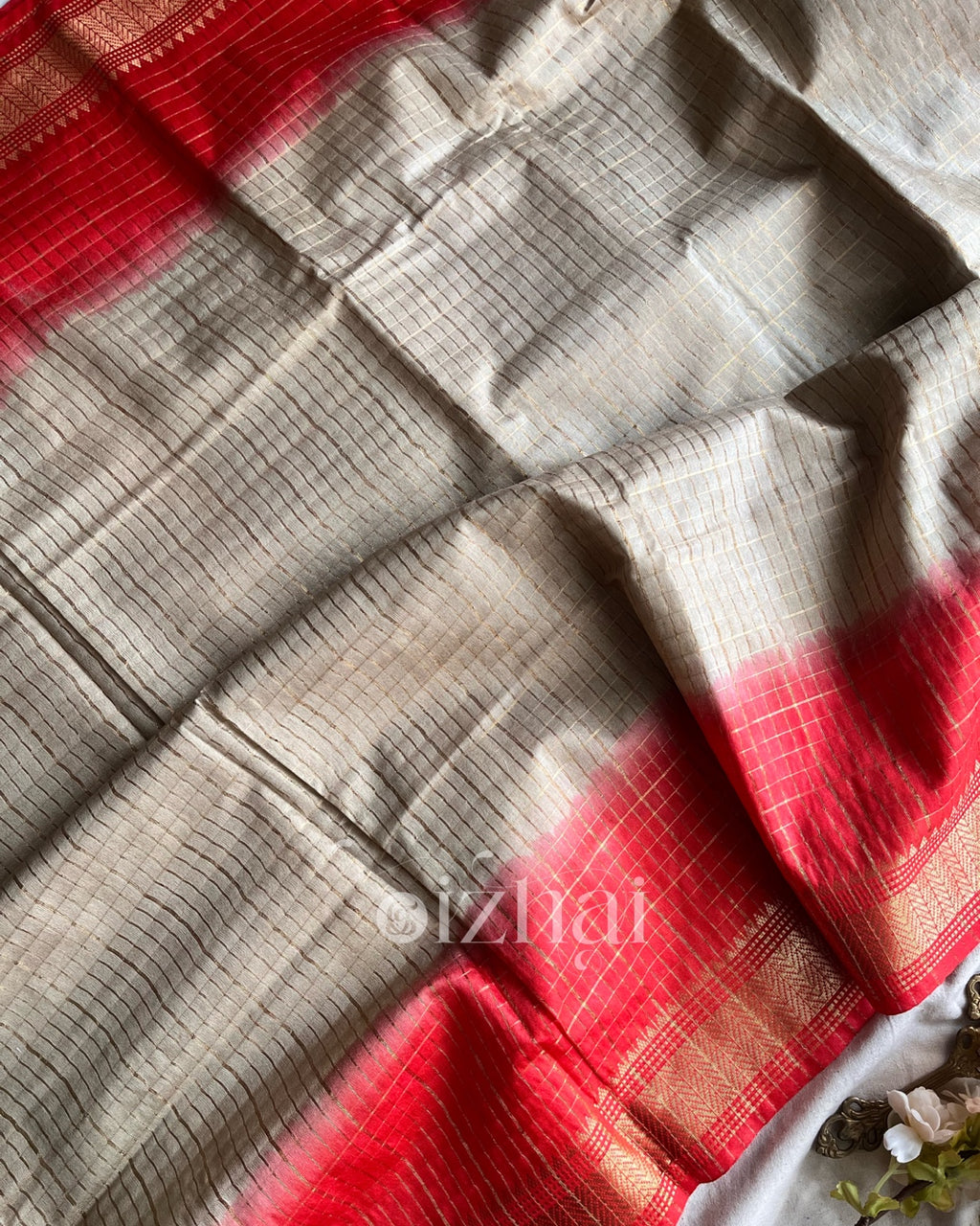 ADHYA - BEIGE RED