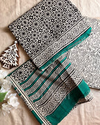 Unstitched - Black green - Izhai
